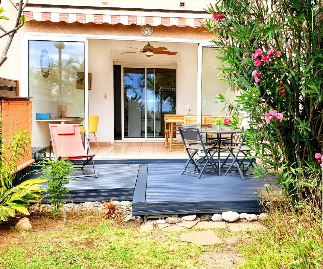 Le Jardin Des Tuit Tuit * Vue Mer * Cozy Saint-Leu Bagian luar foto