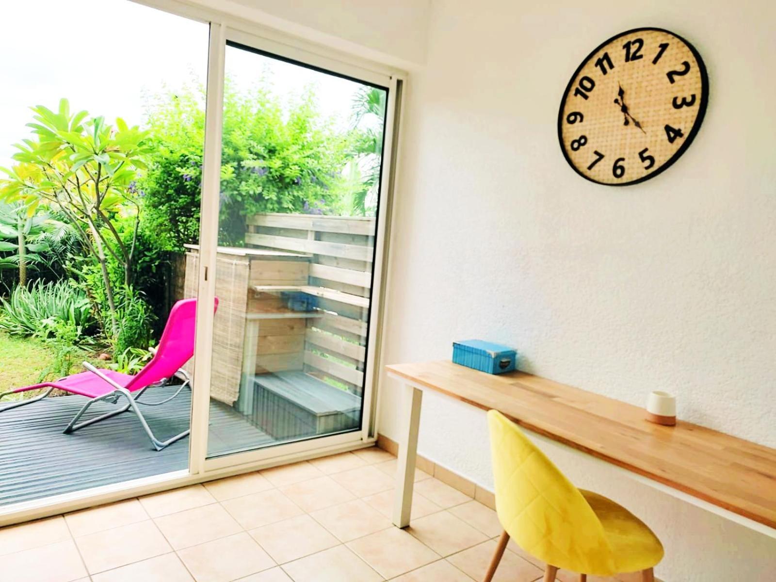 Le Jardin Des Tuit Tuit * Vue Mer * Cozy Saint-Leu Bagian luar foto